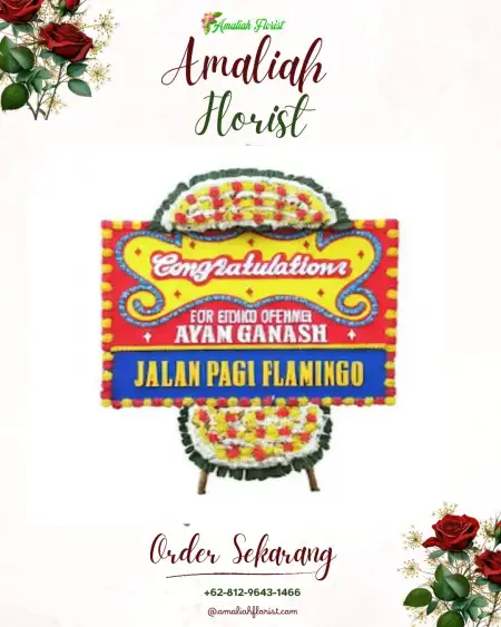 Sewa Papan Bunga Penagan Ratu